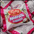 Ruby Narial Ladoo / Pack of 20 / Swad Snacks