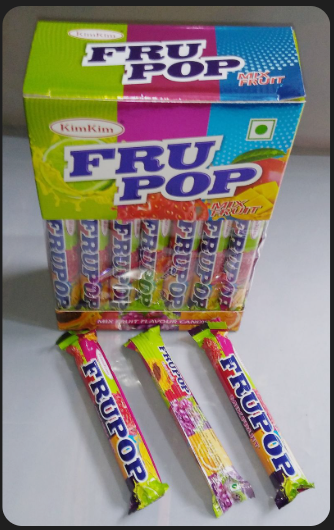 Fru Pop Mix Fruit /  2 Pieces / Swad Snacks