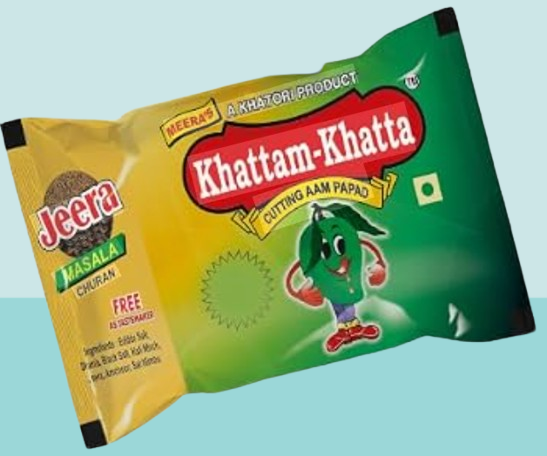 Khattam Khata Masala Jeera / Pack of 10 / Swad Snacks
